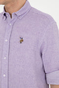 Men's Lilac Long Sleeve Shirt