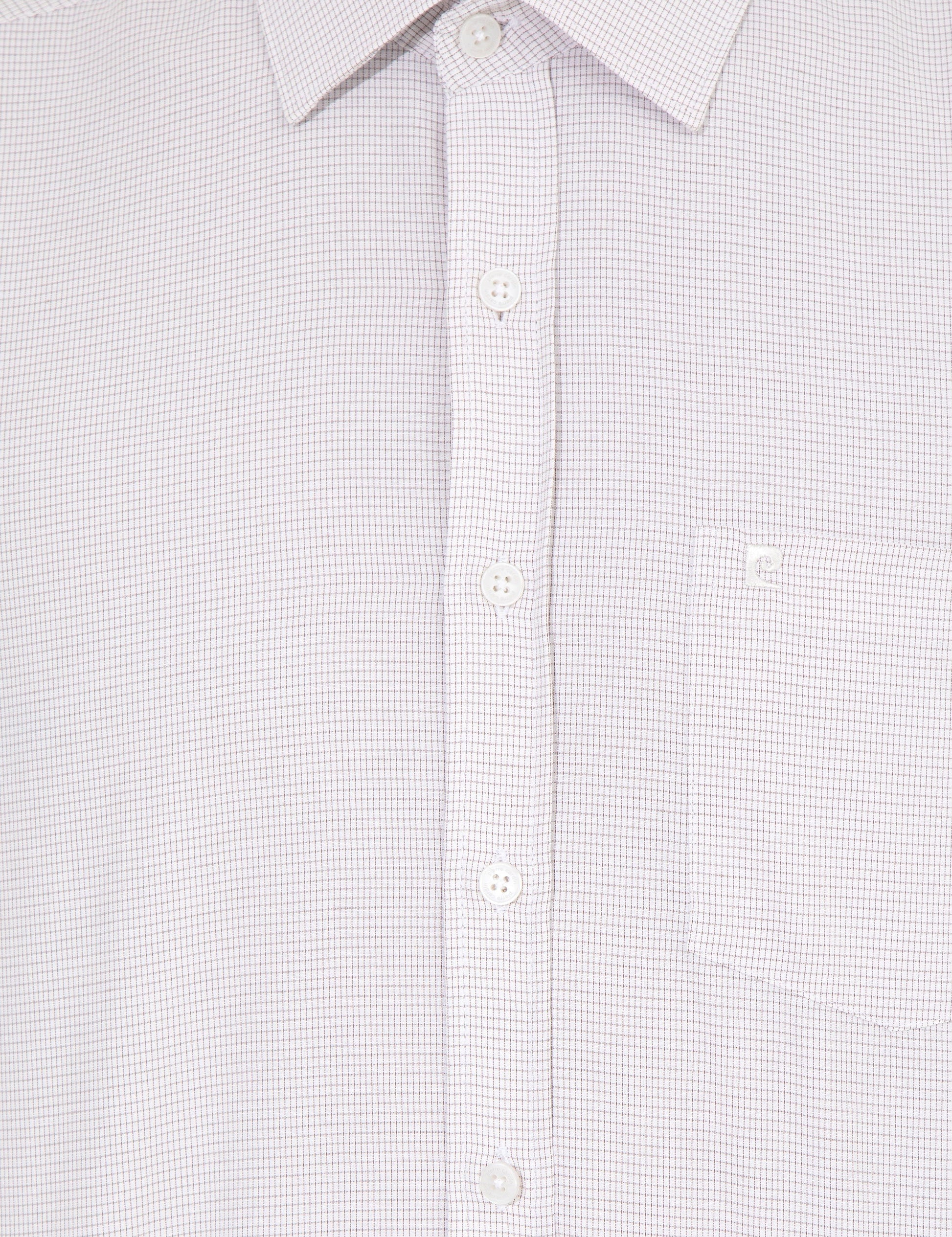 Beige Regular Fit Short Sleeve Shirt