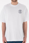 Men's Oversize Fit Crew Neck White T-Shirt