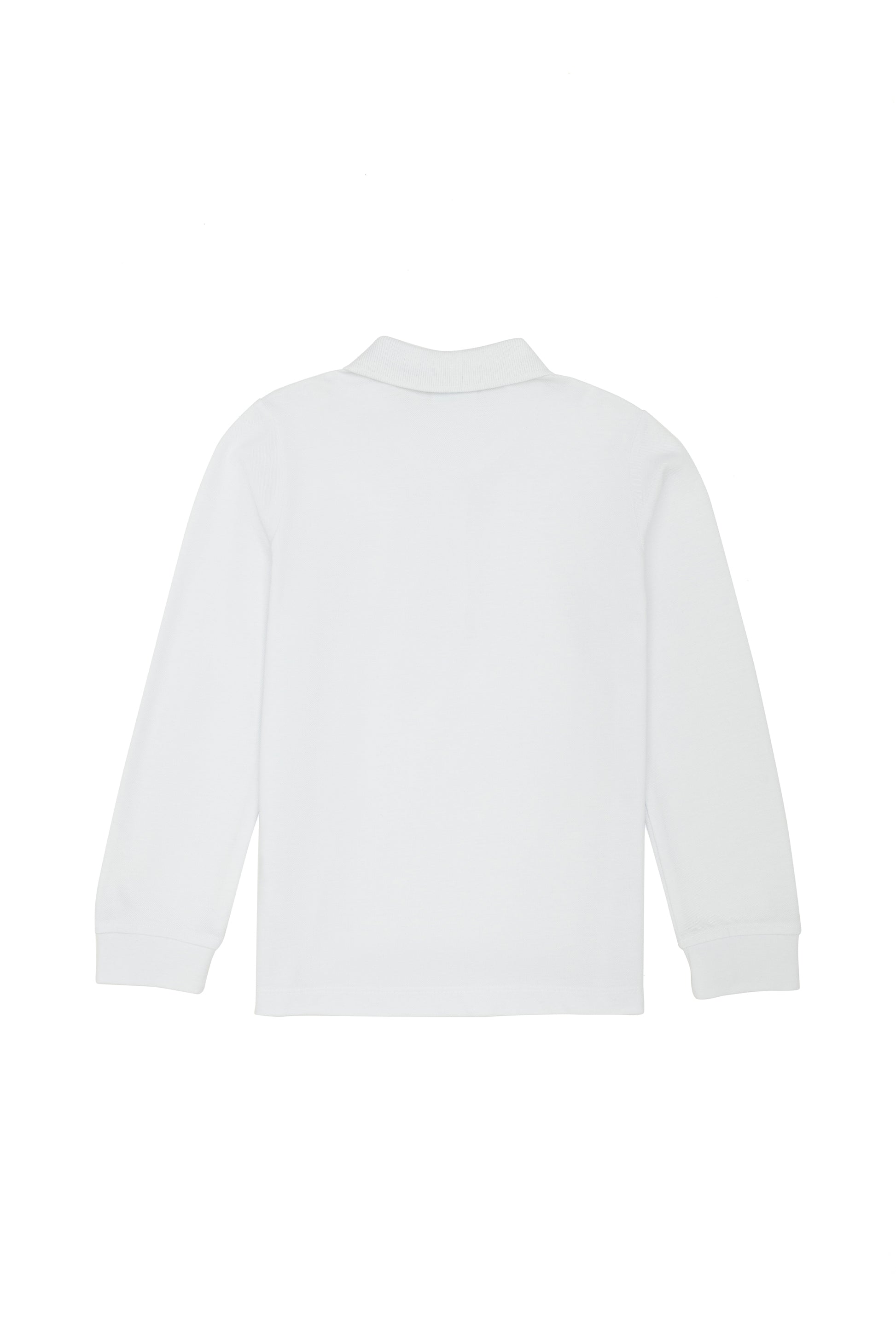 Boy Baby White Basic Sweatshirt