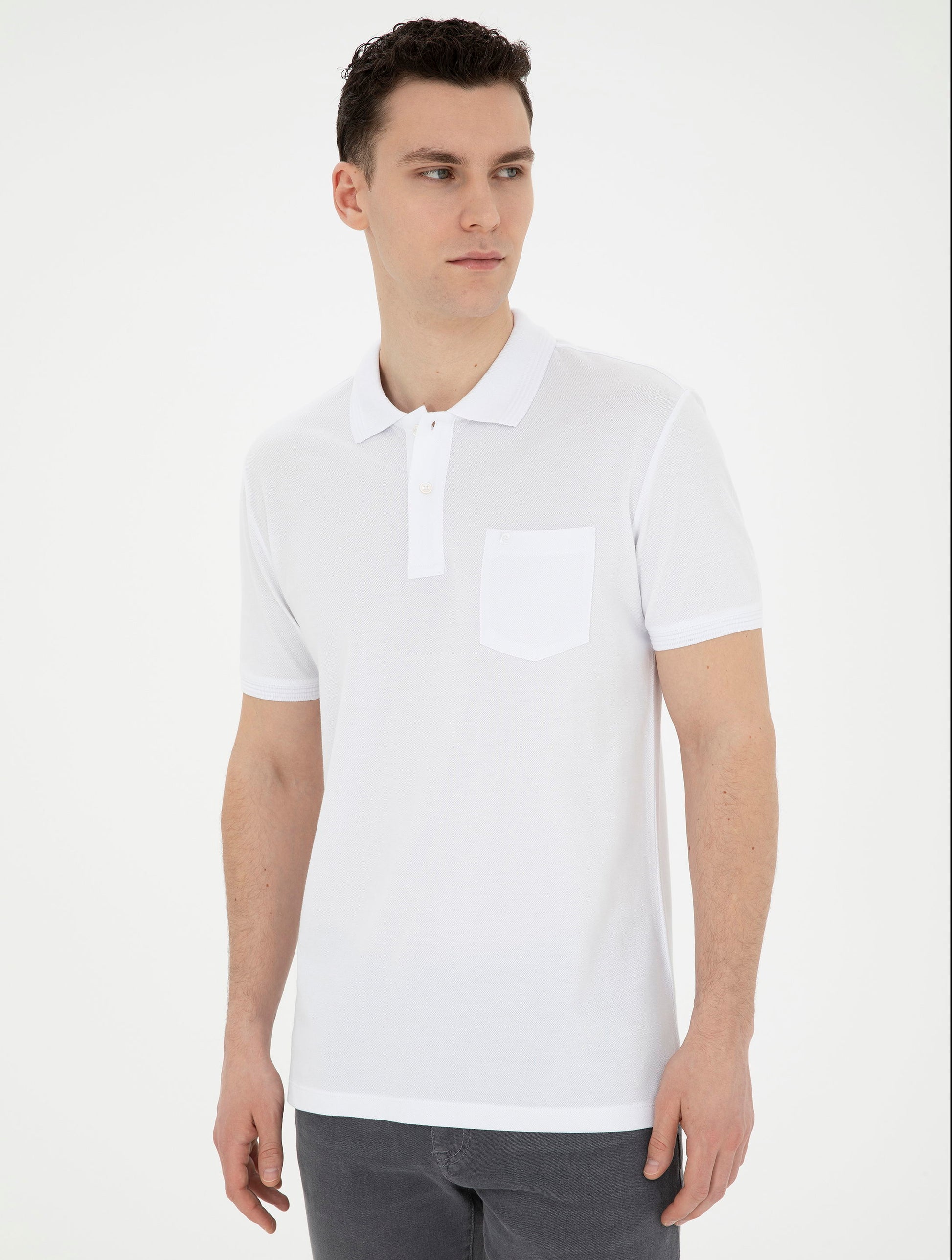 White Regular Fit Basic T-Shirt