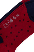 Women's Burgundy Socket Socks