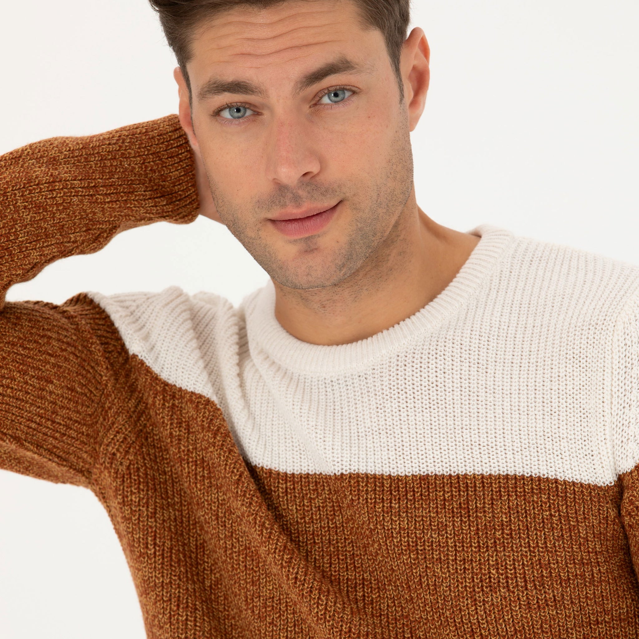 Beige Slim Fit 0 Knitwear Sweater