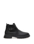 Black 100% Leather Boots