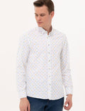 Light Green Slim Fit Long Sleeve Shirt