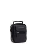 Men's Black Strap Handbag