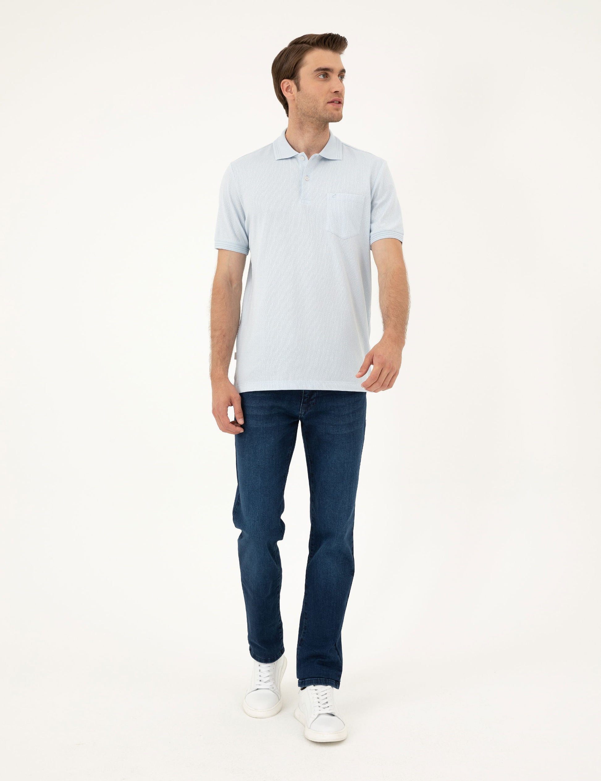 Light Blue Regular Fit T-Shirt