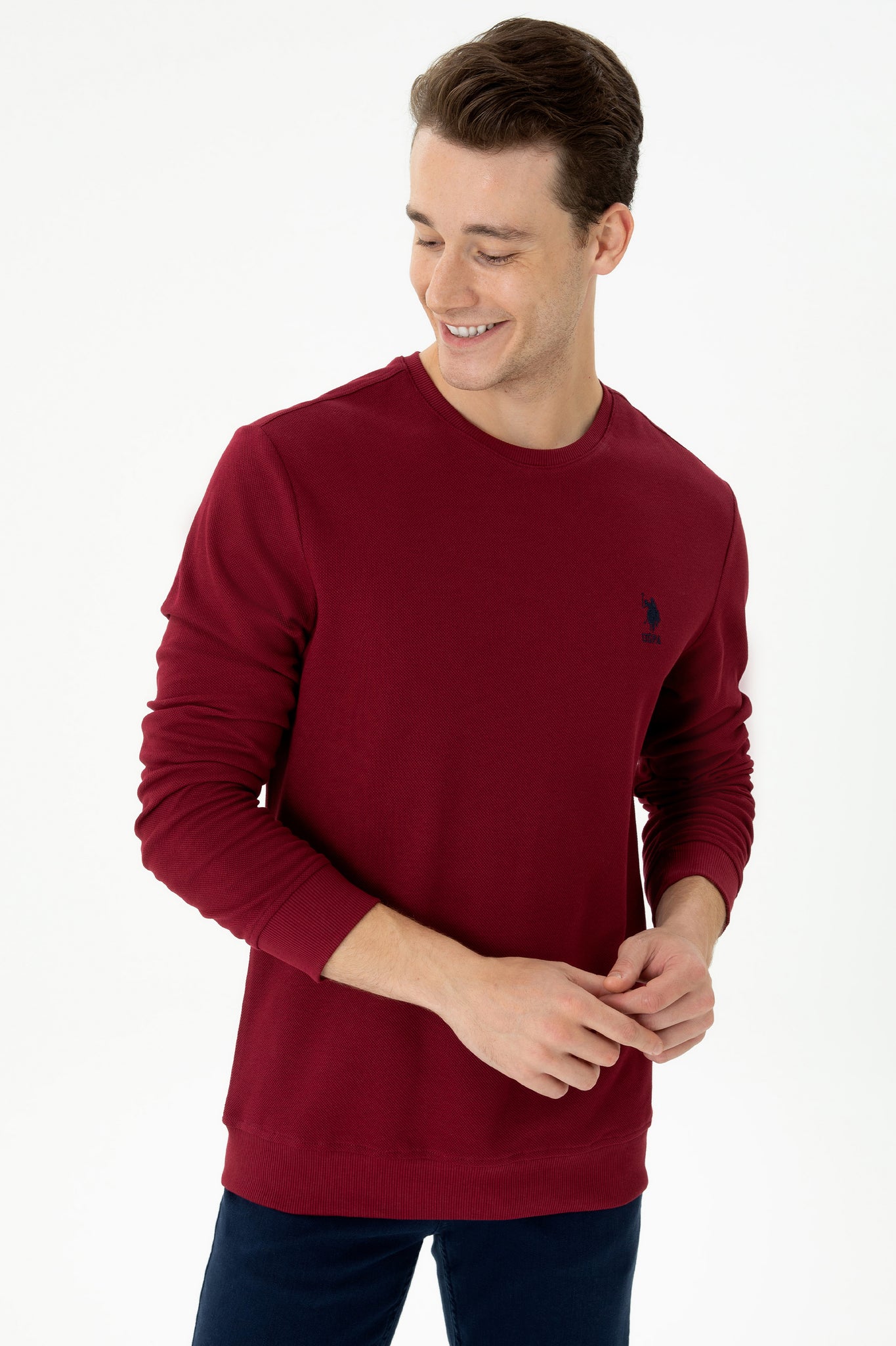 Men's Burgundy Sweatshirt