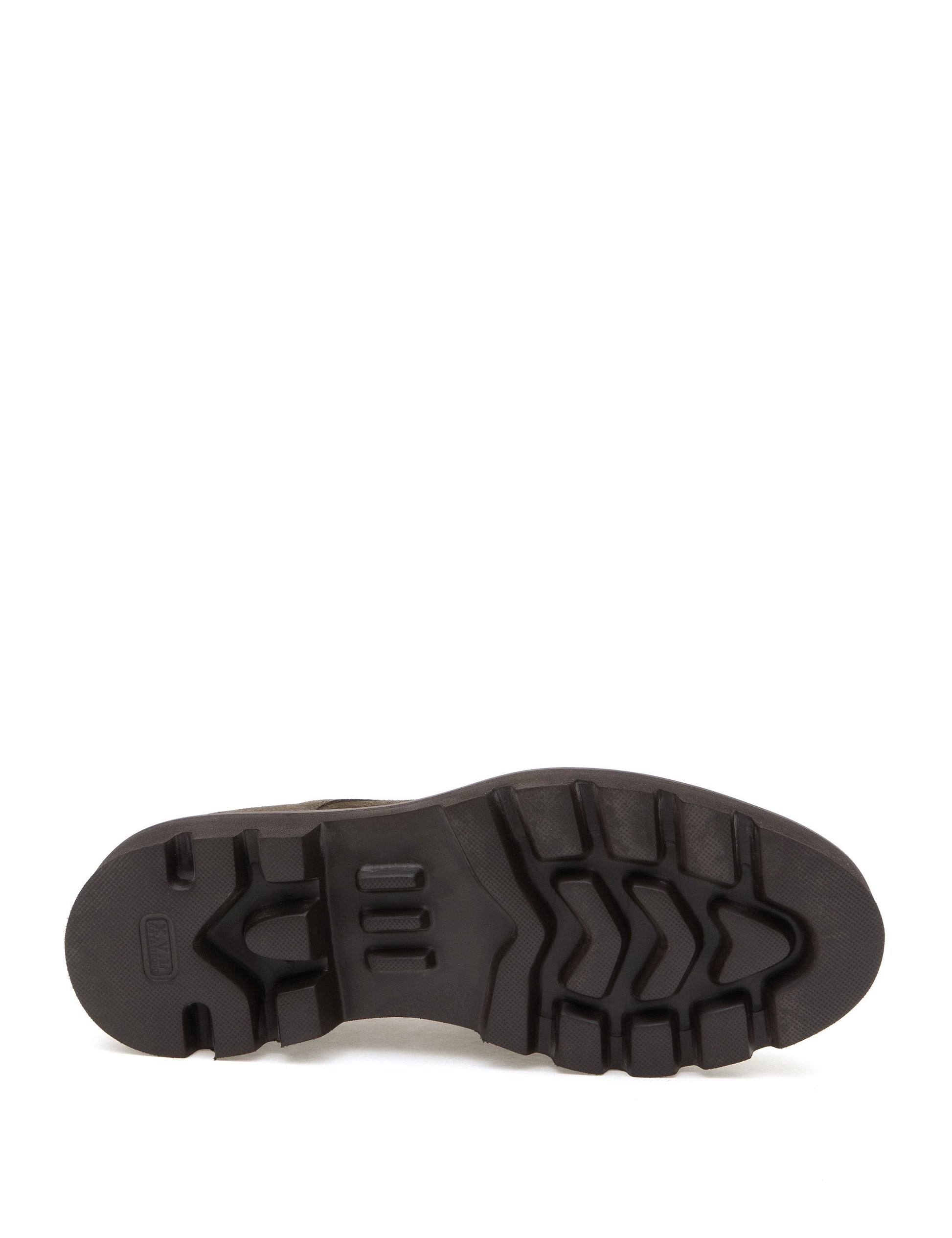 Khaki 100% Leather Casual Shoes