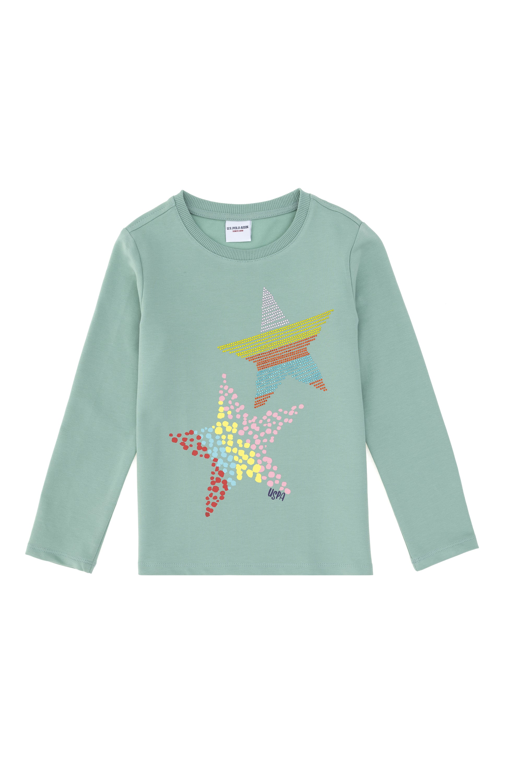 Girls' Water Green Sweatshirt