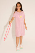 Girls' Magnolia Short Sleeve Knitted Dress