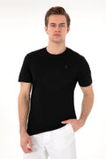 U.S. Polo Assn. - Men's Regular Fit Crew Neck Black Basic T-Shirt