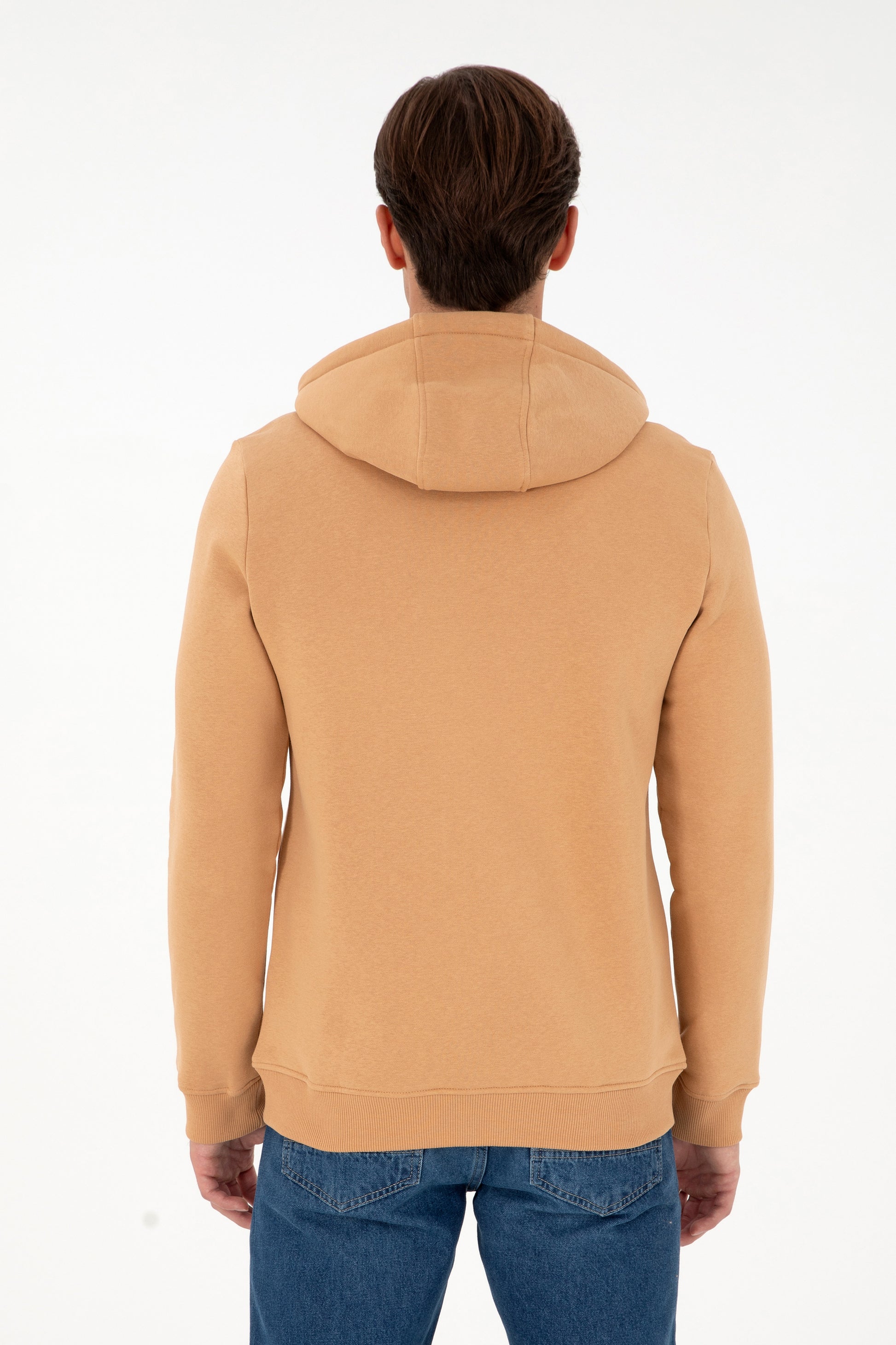 Men's Camel Chardonned Knitted Cardigan