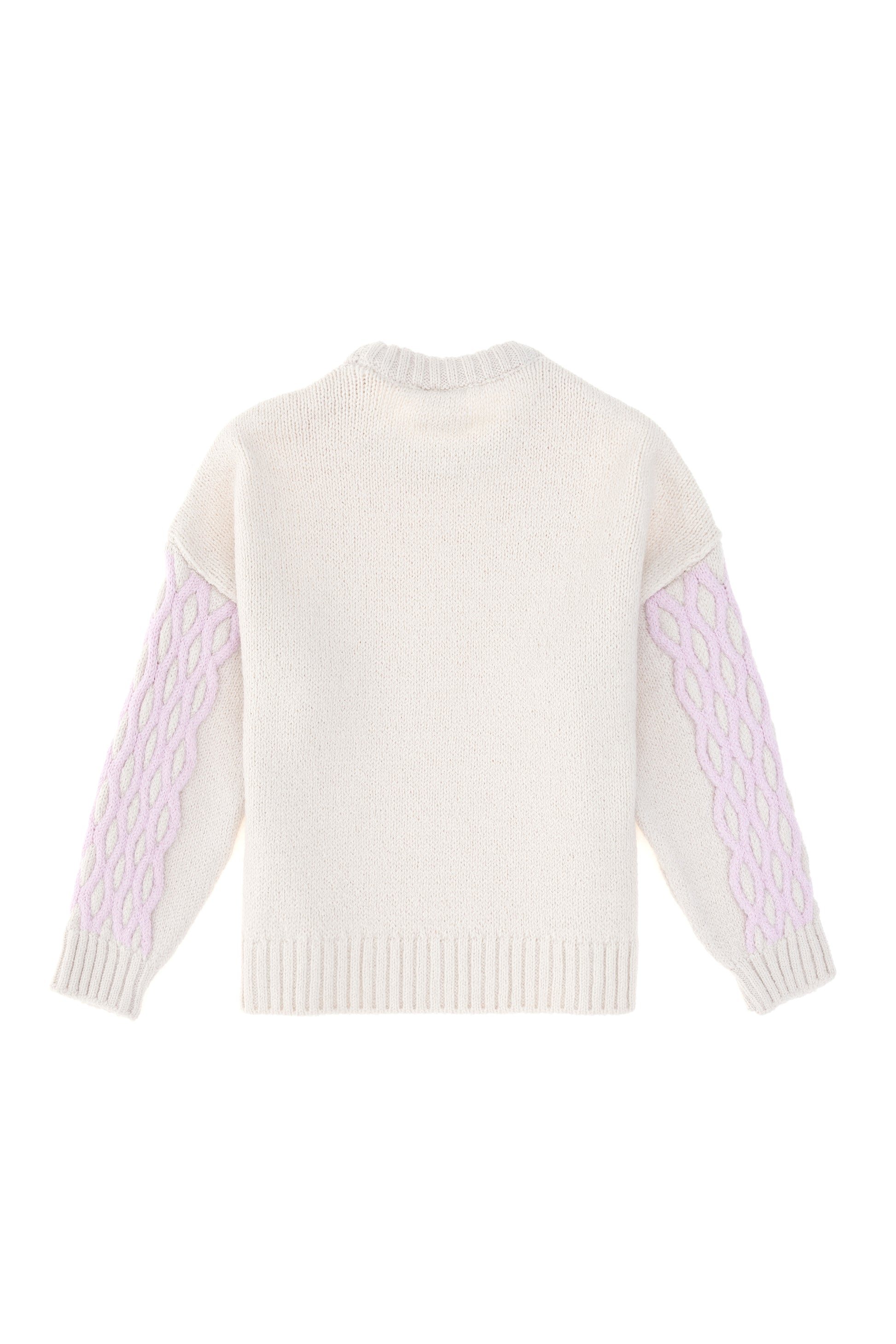 Girl's Cream Sweater