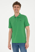 Men's Green Basic T-Shirt