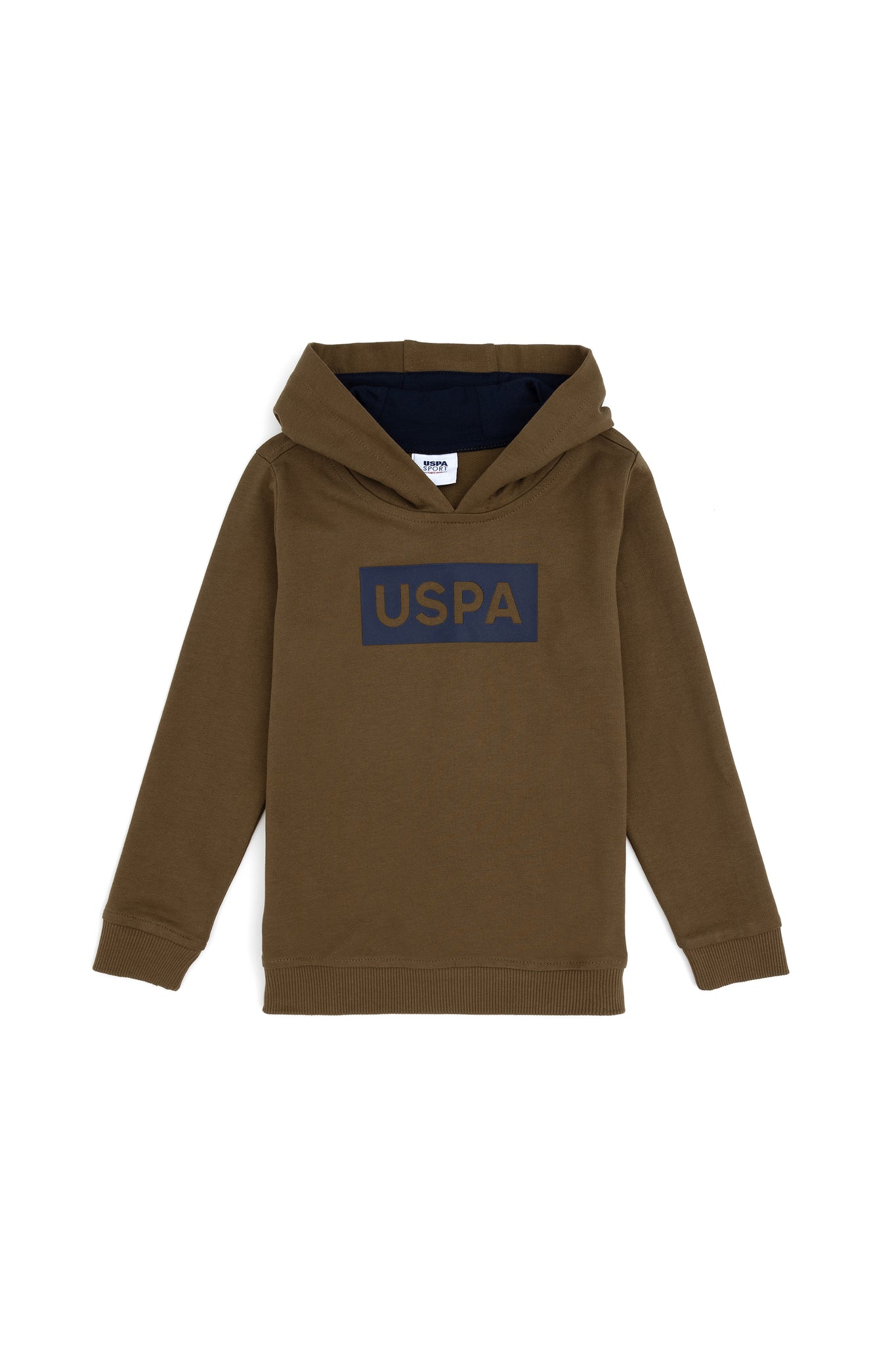 Boy's Khaki Hooded Sweatshirt