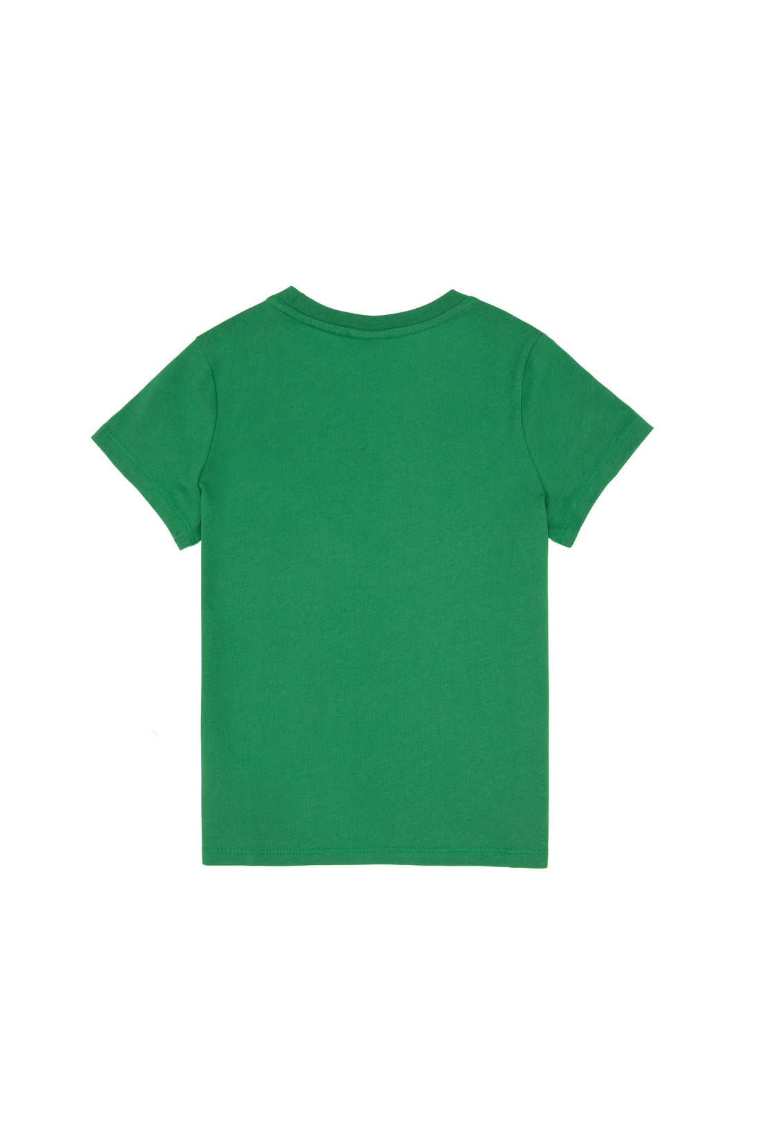 Boy's Green Basic Crew Neck T-Shirt