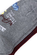 Boy's Grey Melange Socket Socks