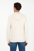 Men's Cream Knitted Cardigan