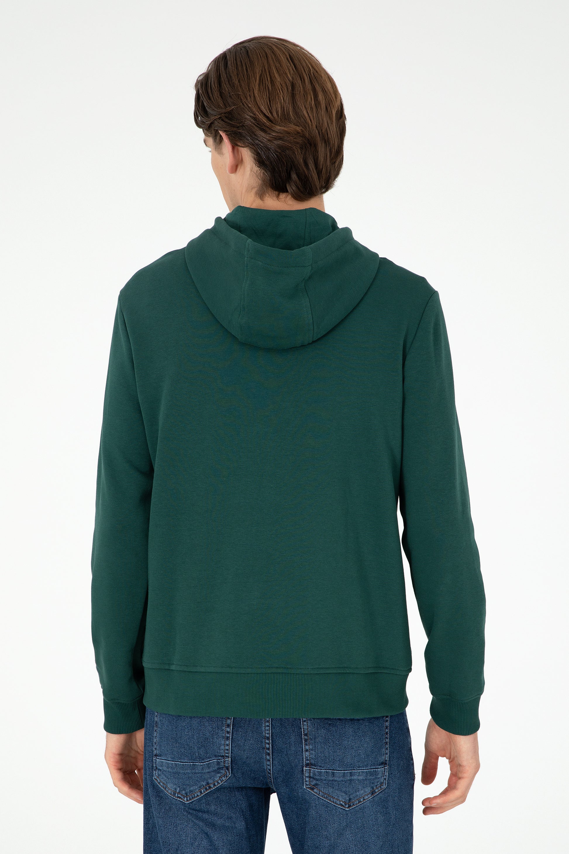Men's Dark Green Knitted Cardigan