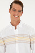 Men's Khaki Long Sleeve Shirt