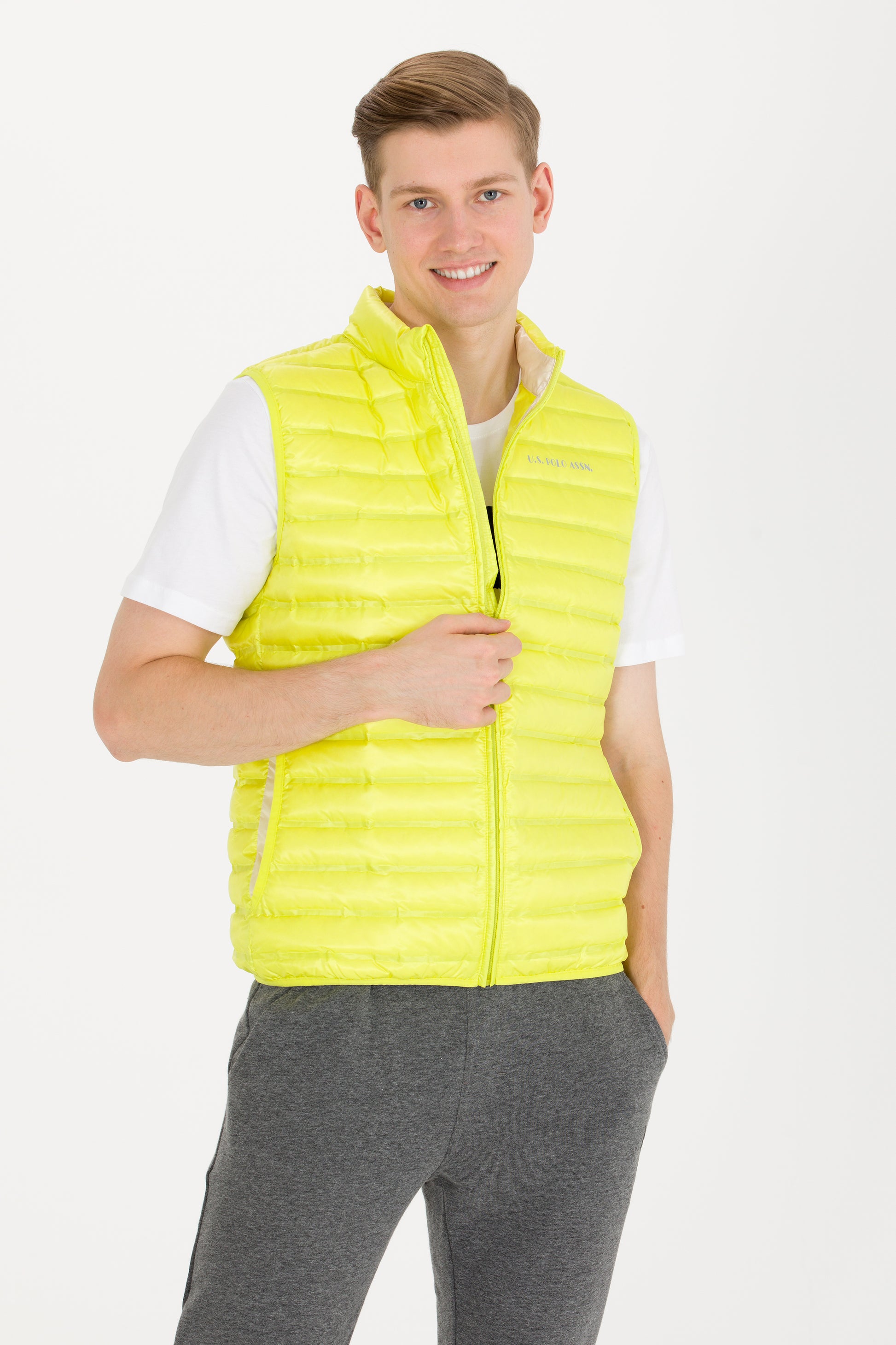 Men's Neon Yellow Vest