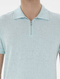 Aqua Green Slim Fit T-Shirt