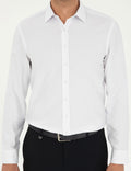 White Oxford Slim Fit Long Sleeve Shirt