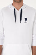 Men's White Basic Sweatshirt