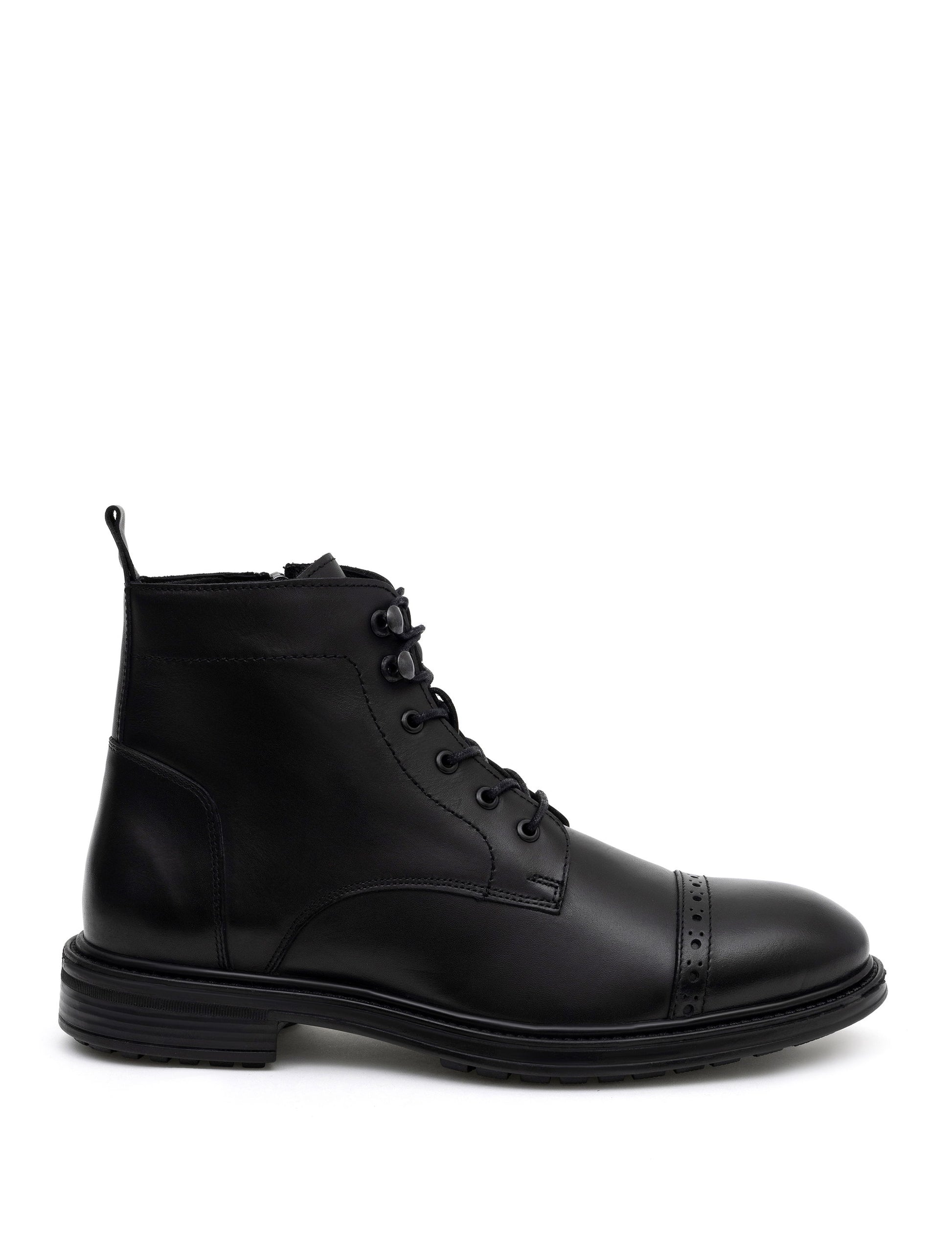 Black 100% Leather Boots