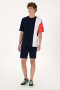 Men's Comfort Fit Crew Neck Navy T-Shirt
