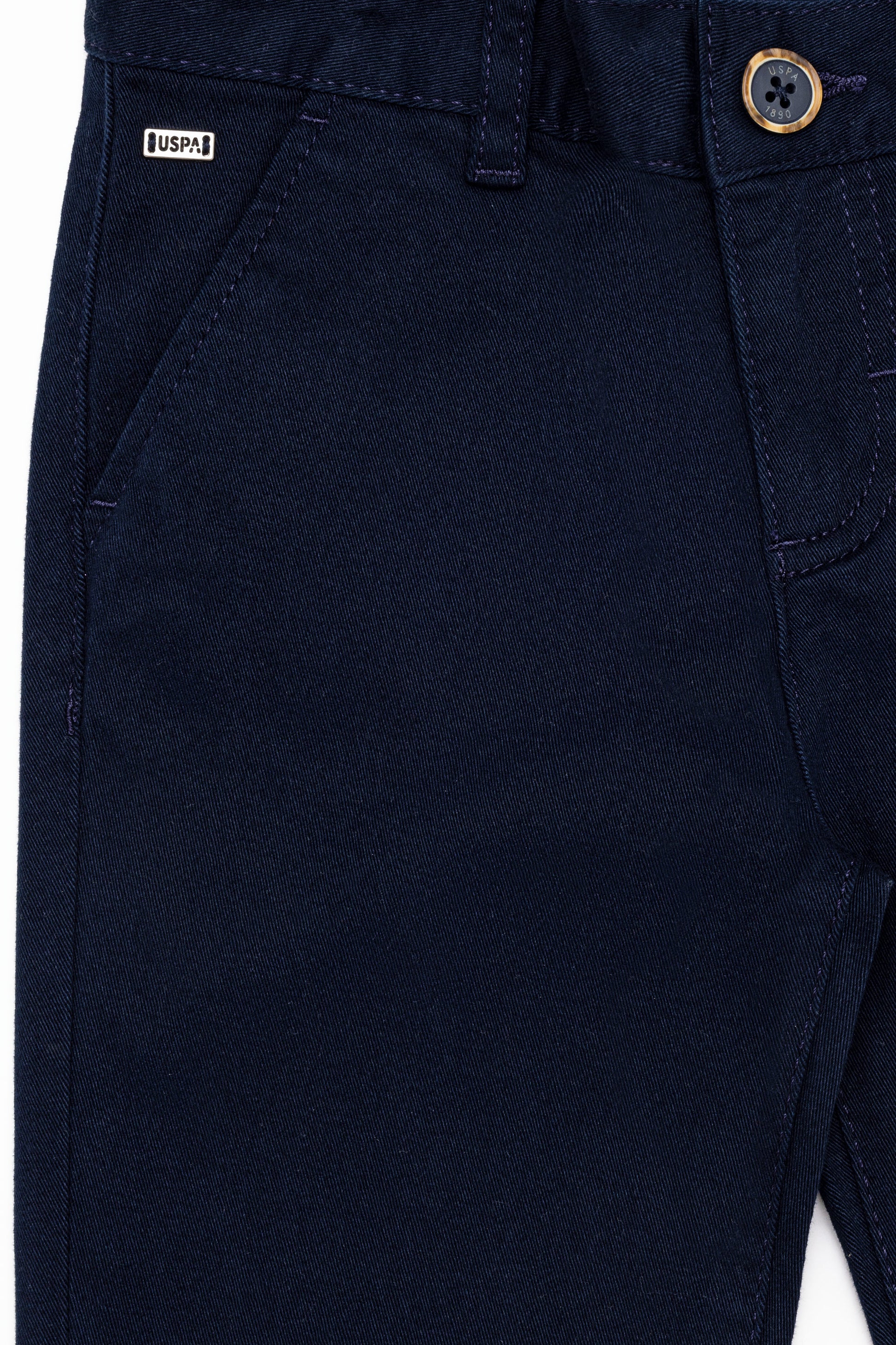 Boy's Navy Blue Canvas Pants