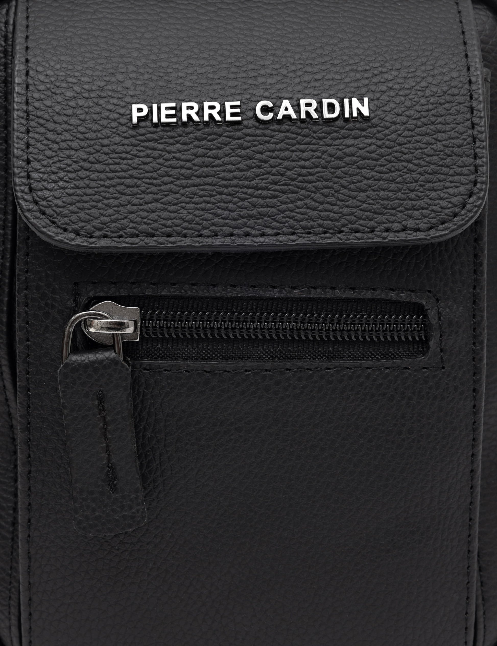 Men's Black Strap Handbag