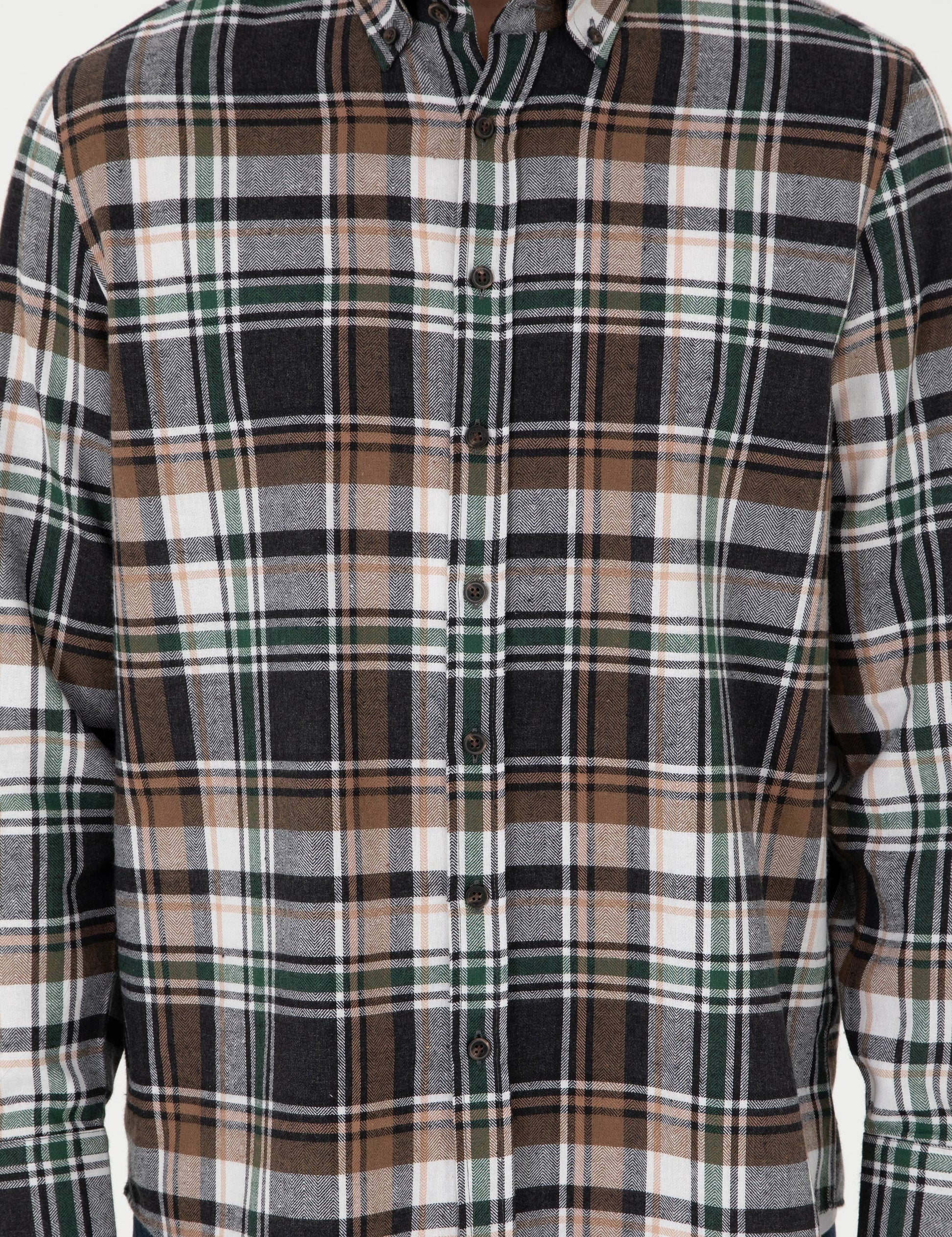 Brown Comfort Fit Lumberjack Shirt