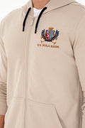 Men's Stone Knitted Cardigan