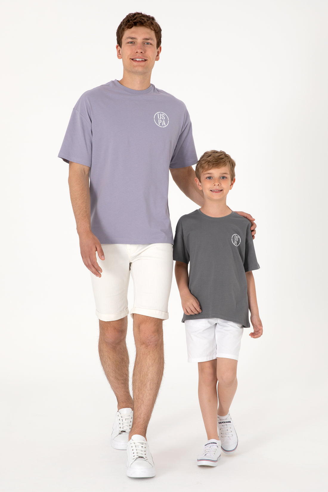 Men's Oversize Fit Crew Neck Grey T-Shirt