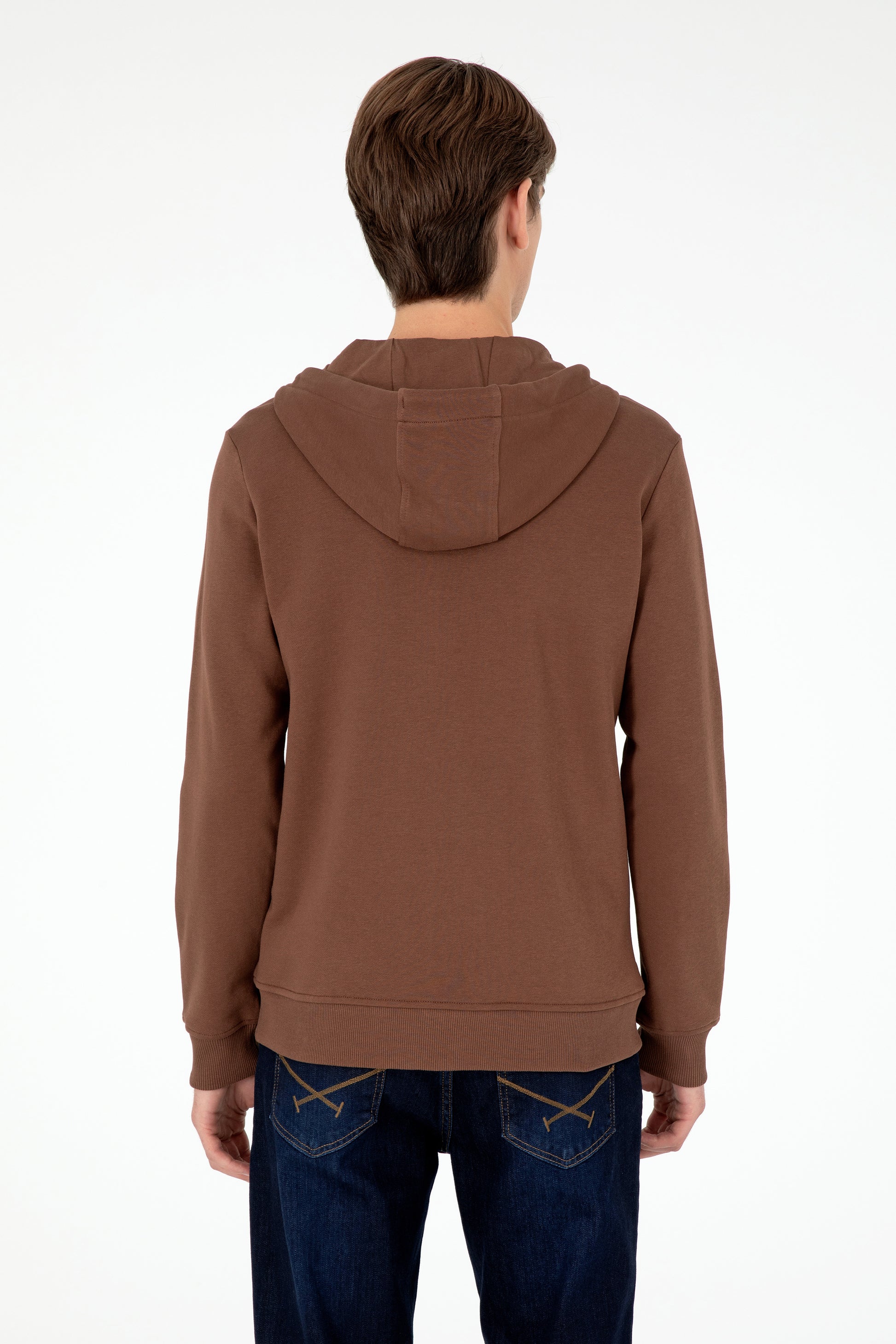Men's Brown Knitted Cardigan