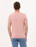 Pink Slim Fit Crew Neck Sweater T-Shirt