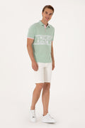 Men's Water Green T-Shirt