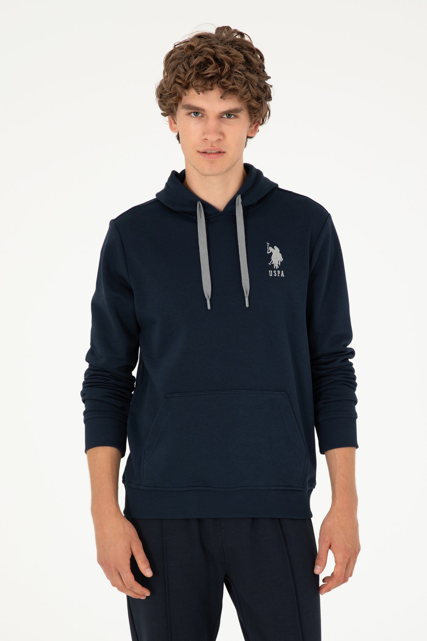 Men's Navy Blue Basic Sweatshirt