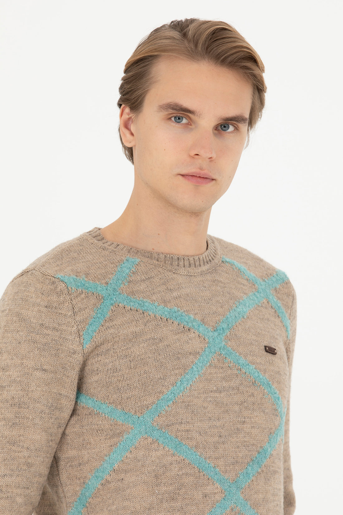 Men's Sand Melange Sweater