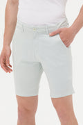 Men's Water Green Woven Shorts