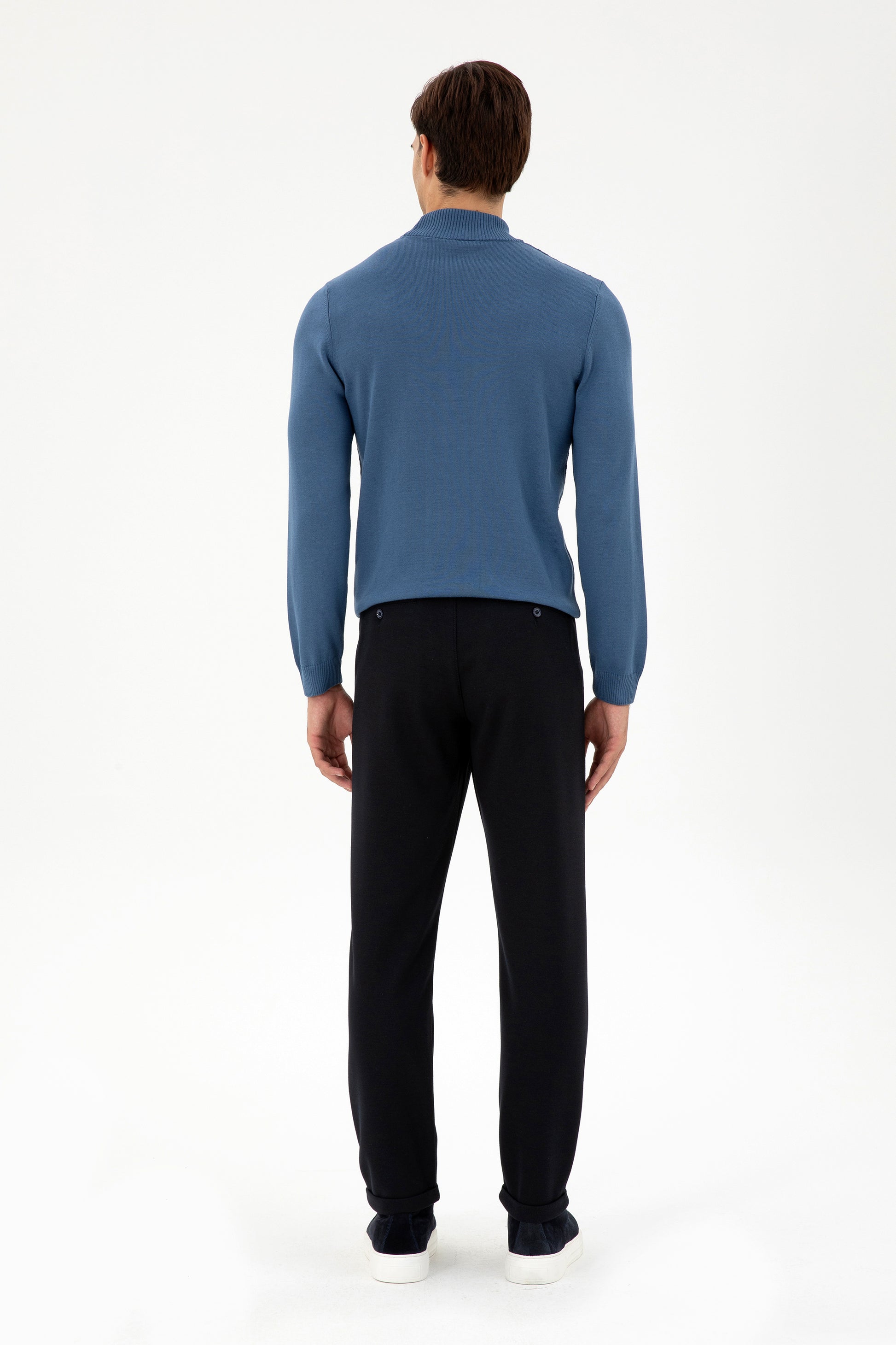 Men's Navy Blue Canvas Pants