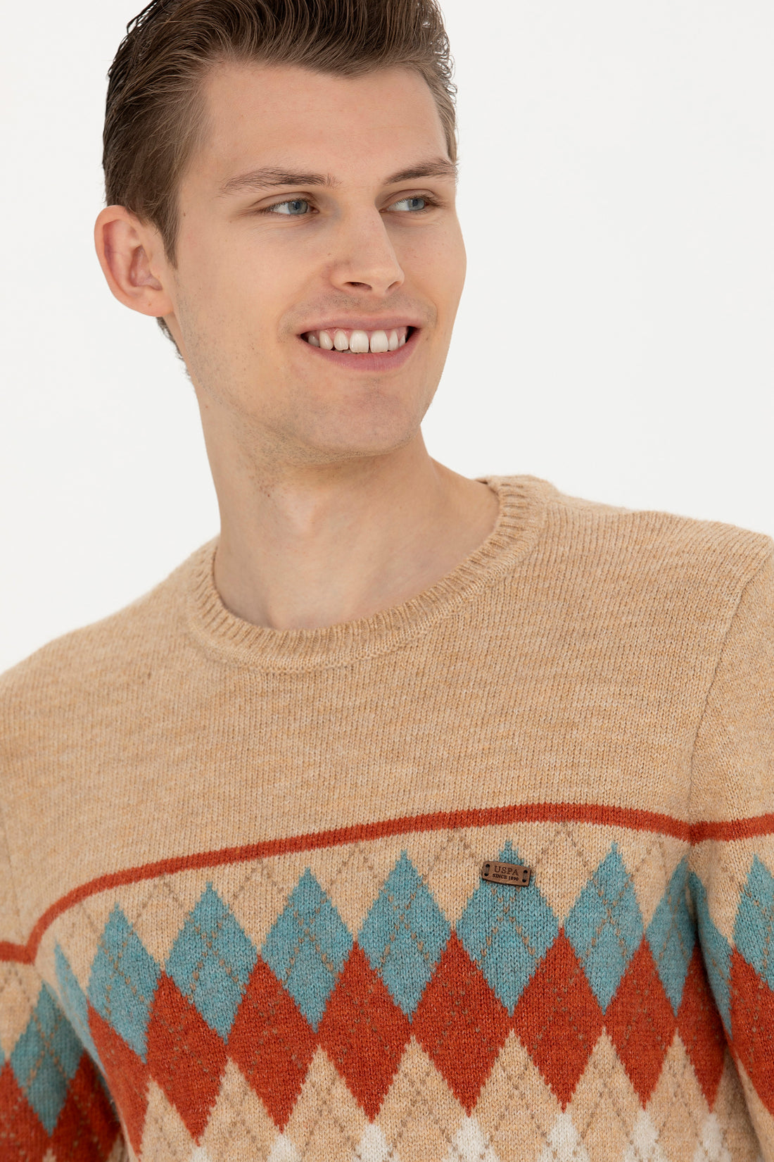 Men's Sand Melange Sweater