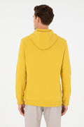 Men's Yellow Basic Sweatshirt