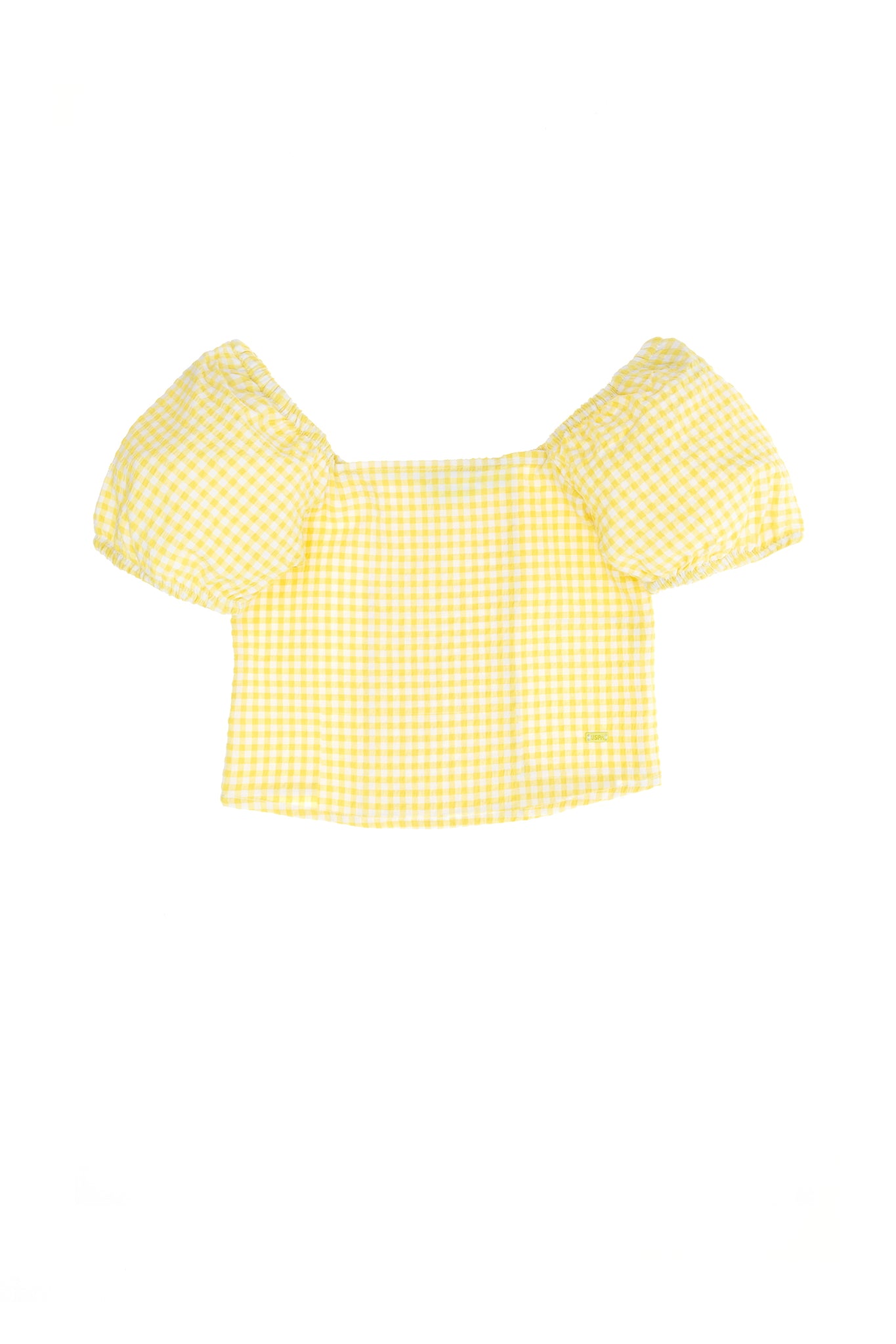 Girls' Light Yellow Short Sleeve Shirt