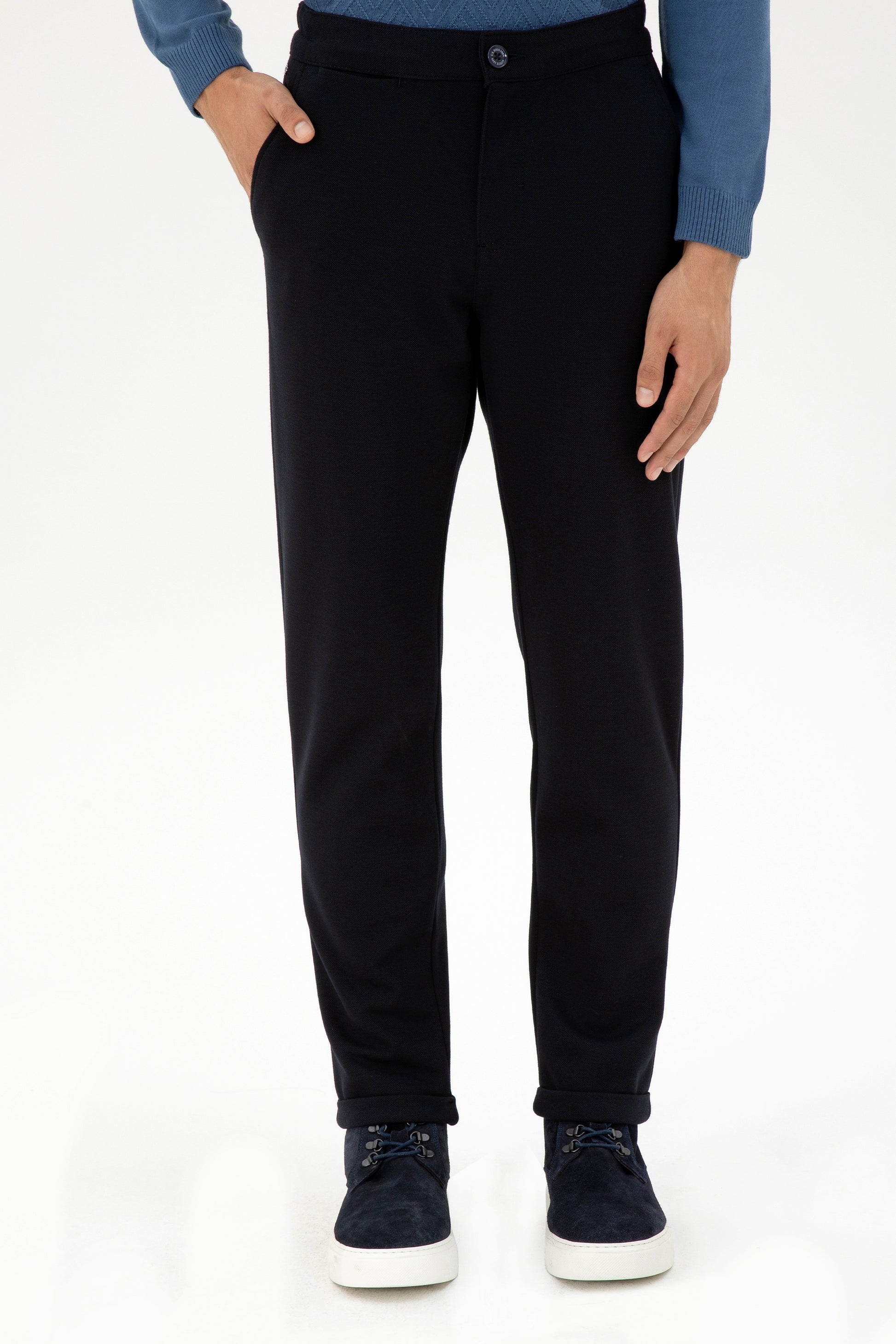 Men's Navy Blue Canvas Pants