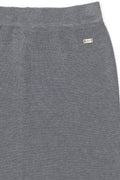 Girls' Grey Melange Knitwear Skirt