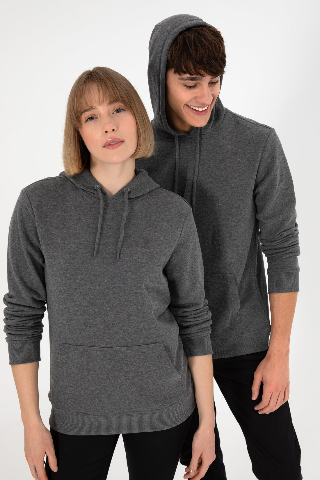 Men's Anthracite Melange Basic Sweatshirt