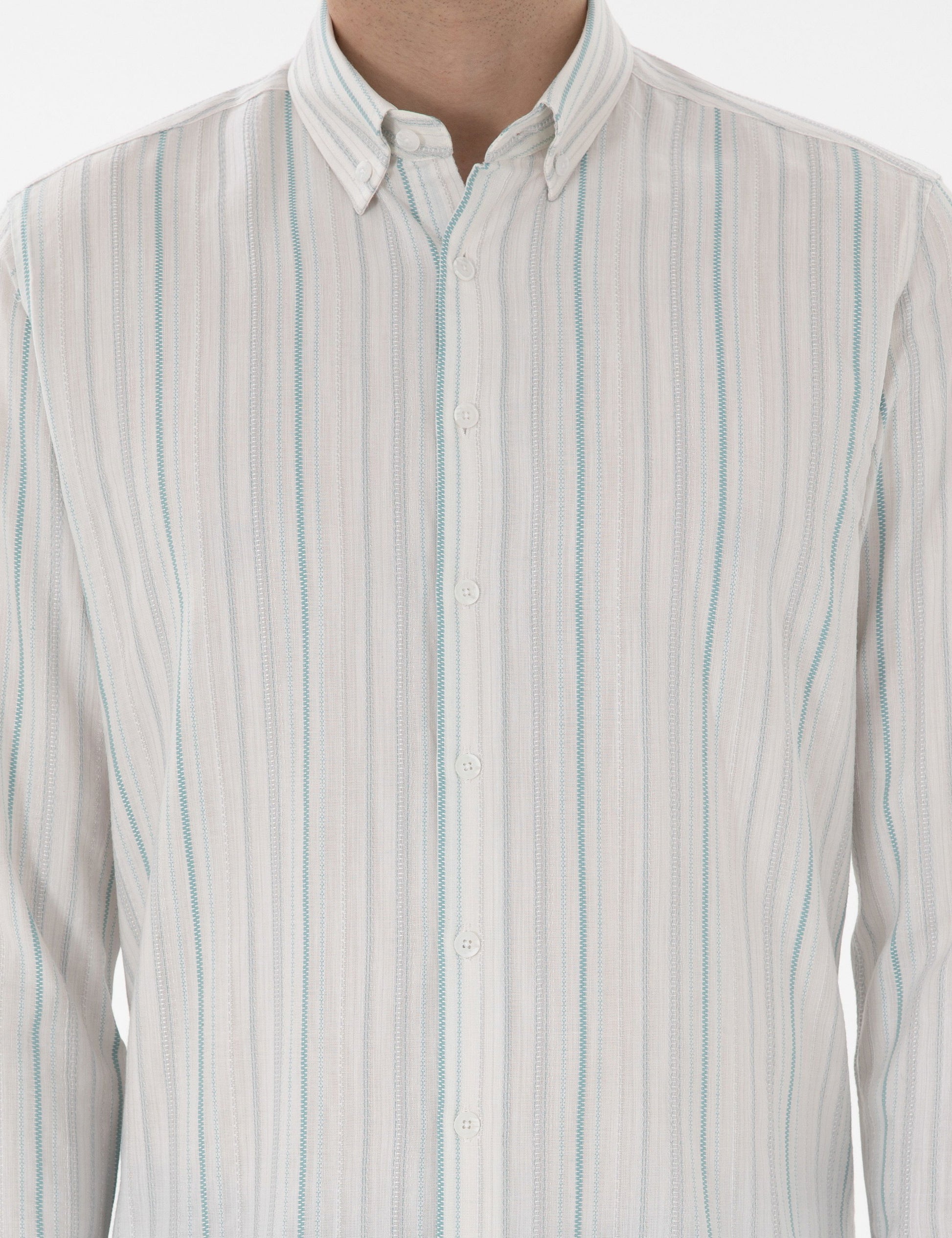 Mint Regular Fit Long Sleeve Shirt